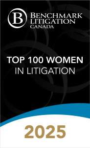 Benchmark Top 100 Women in Litigation Badge